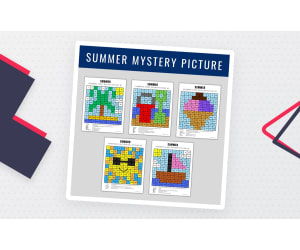 Summer Hundreds Chart – Color by Number Mystery