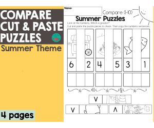 Summer Compare Puzzles 1-20