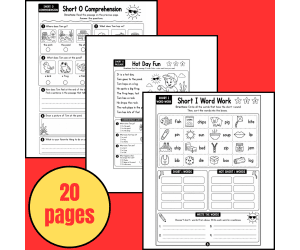 Summer Decodable Reading Passages Phonics Fluency & Comprehension
