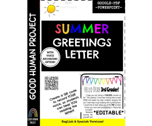 Summer Greetings Letter