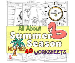 Summer No-Prep ELA Worksheets