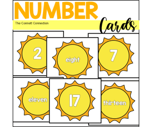 Summer Number Cards