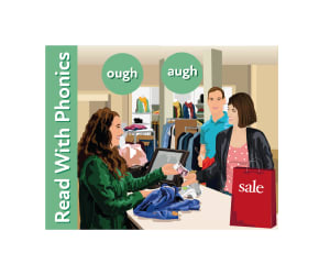 Summer Sales: Learn The Phonic Sound ough and augh (rough, laugh)