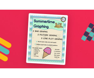 Summertime Graphing Worksheets