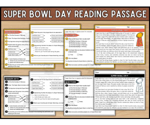Super Bowl Day Reading Comprehension Passage & Questions