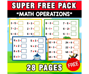 SUPER FREE PACK | BASIC OPERATIONS | 28 PAGES