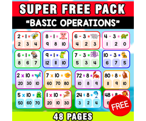 SUPER FREE PACK | BASIC OPERATIONS | 48 PAGES