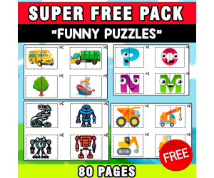 SUPER FREE PACK | PUZZLES | 80 PAGES
