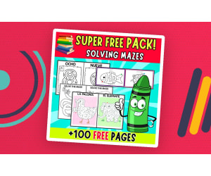 SUPER FREE PACK | Solving Mazes | +100 FREE PAGES