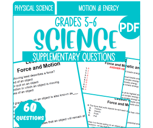 Supplementary Materials for Motion and Energy (PDF)