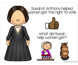 Susan B Anthony Adapted Book