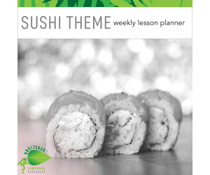 Sushi Themed Weekly Planner