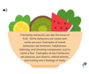 Sweet Or Sour Friendship Behaviors Boom Cards? (With Audio)