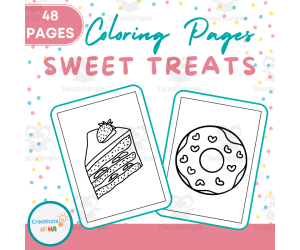 Sweet Treat Coloring Pages
