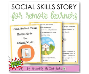 Switching From 'Home Mode to 'Friend Mode' | Social Skills Story