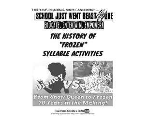 Syllable Activities: The History of "Frozen" | Passage with Questions