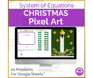 System of Equations | Christmas Digital Activity
