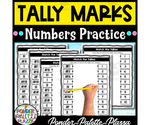 Tally Marks - Numbers Practice