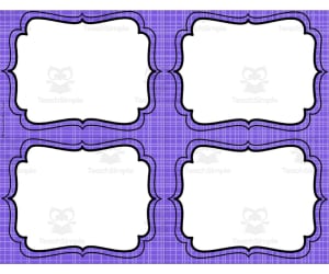 Task Card Template Freebie