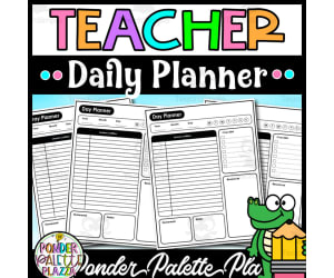 Teacher Daily Planner