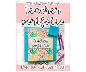 Teacher Portfolio Packet – Editable Templates Set