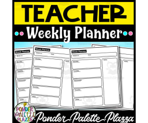 Teacher Weekly Notebook