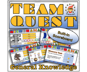 Team Quest 2020 - Interactive General Knowledge Interactive Class Quiz for Middle School