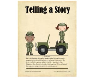 Telling A Story Activity