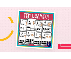 Ten Frames Classroom Posters
