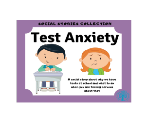 Test Anxiety Social Story