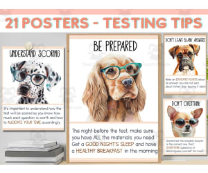 Testing Bulletin Board Test Taking Strategies Testing Motivation Posters May Bulletin Board