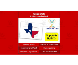 Texas: A Micro-Learning Deck | Digital Geography Lesson