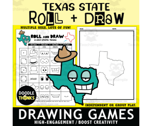 Texas Roll and Draw Interactive Dice Game | Creative State Activity