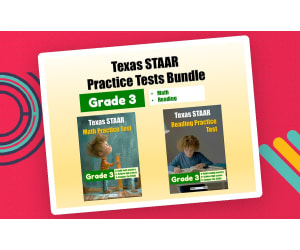 Texas STAAR Practice Tests Bundle for Grade 3