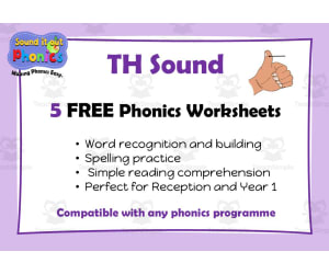 TH 5 FREE Phonics Worksheets