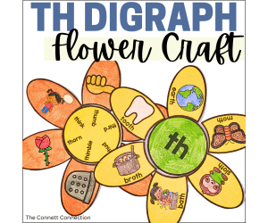 TH Digraph Flower Craft