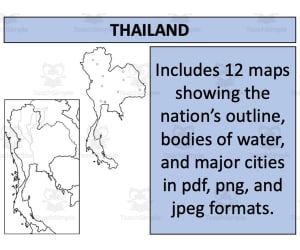 Thailand Map Resources