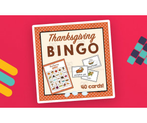 Thanksgiving Bingo Game