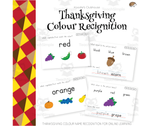 Thanksgiving Color Recognition