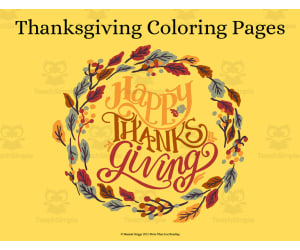 Thanksgiving Coloring Pages