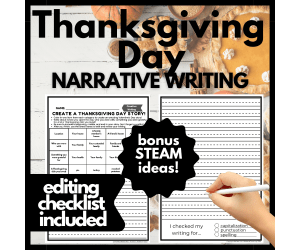 Thanksgiving Day Writing Challenge | Gratitude & Fun!