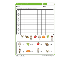 Thanksgiving Graph Worksheet