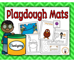 Thanksgiving Playdough Mats