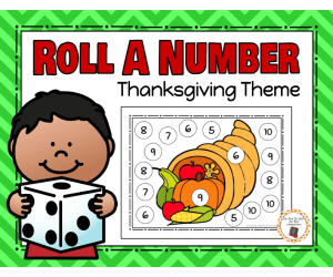 Thanksgiving Roll a Number