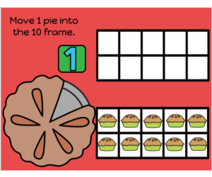 Thanksgiving Theme: Ten Frame, Set 2