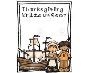 Thanksgiving Write the Room Activity
