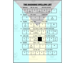 The Bahamas Spelling List