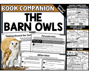 The Barn Owls Interactive Read-Aloud Activities