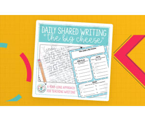 "The Big Cheese" Daily Shared Writing | Year-Long Writing Bundle