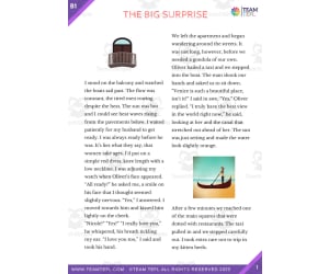 The Big Surprise Short Story | Intermediate Lesson Plan